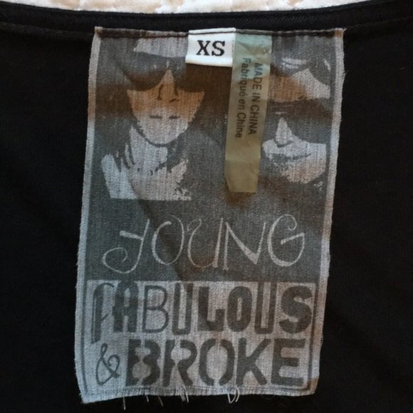 Young Fabulous & Broke Ombré Dip Dye Top XS - Picture 4 of 8